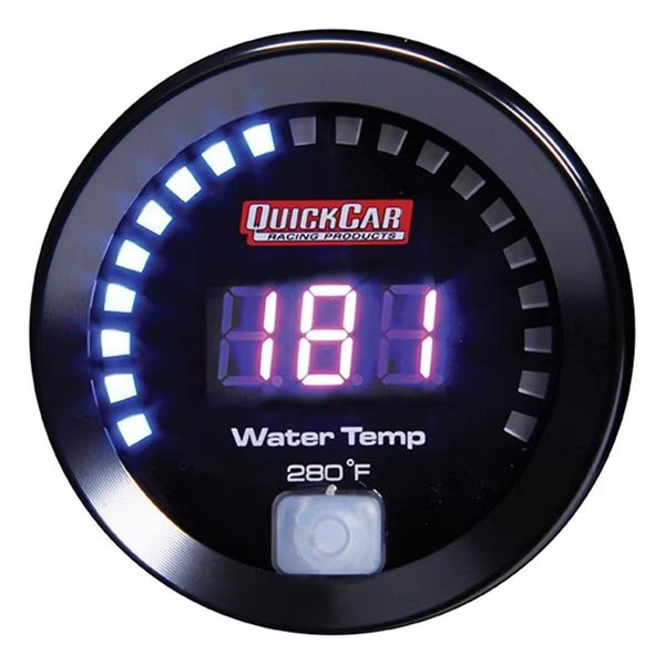 Quickcar Racing Products QRP67-006 100-280 Digital Water Temprature Gauge, Quickcar Racing Products, Mfr#: QRP67-006